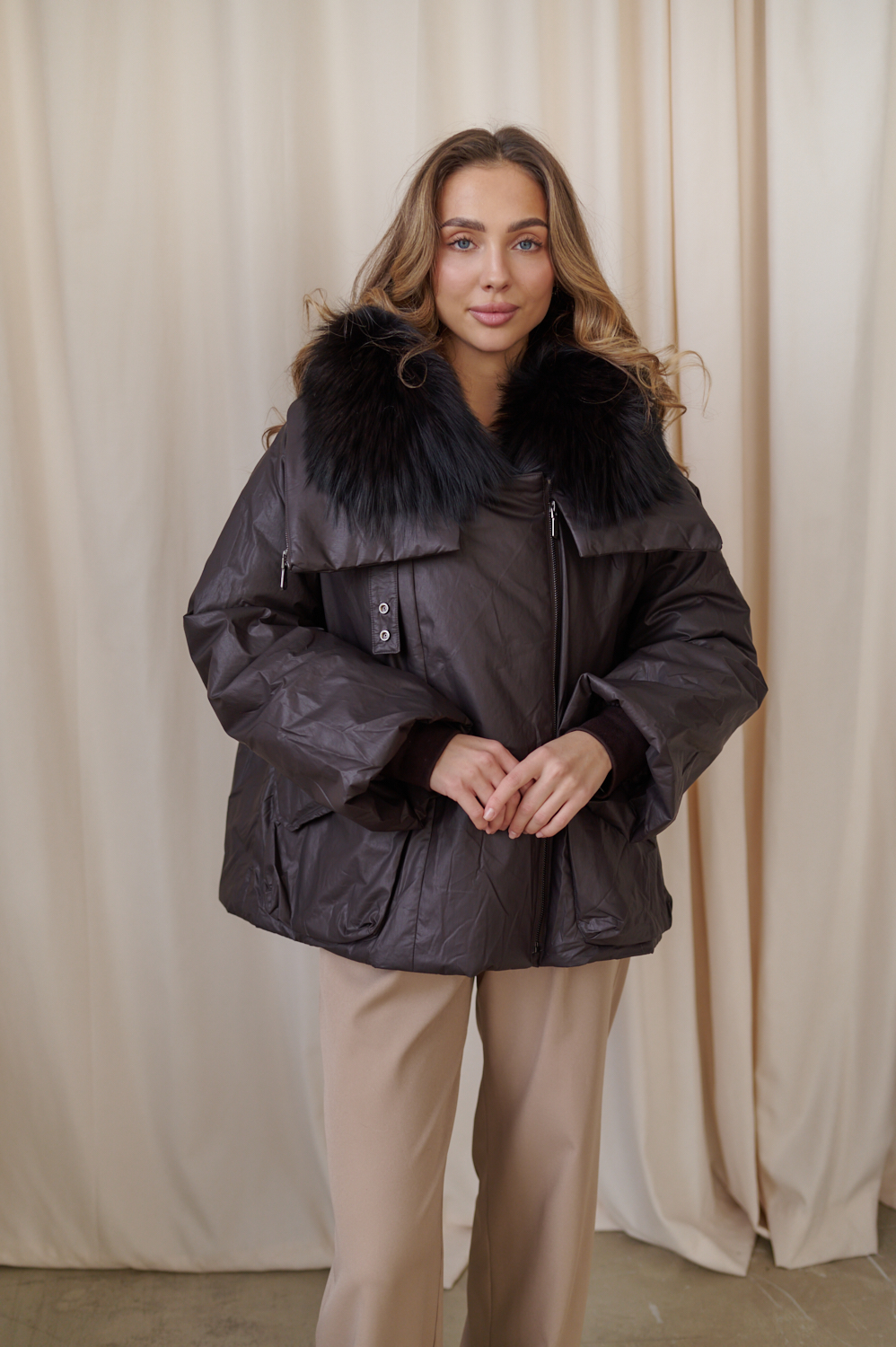 фото Пуховик Torriss с меховым воротником 00-00002327 в Красноярске от магазина Style-Way