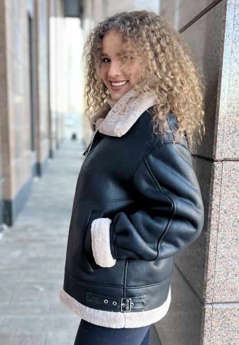 фото Дубленка из эко меха 00-00001839 в Красноярске от магазина Style-Way