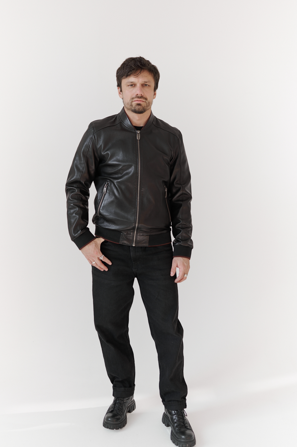 фото  Кожаная куртка, Турция 00-00002356 в Красноярске от магазина Style-Way