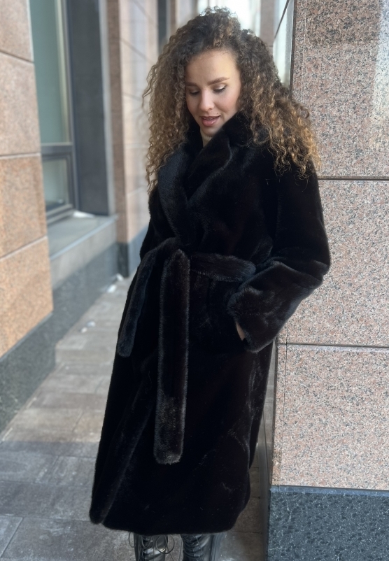 фото Пальто из ЭКО Норки 00-000001846 в Красноярске от магазина Style-Way