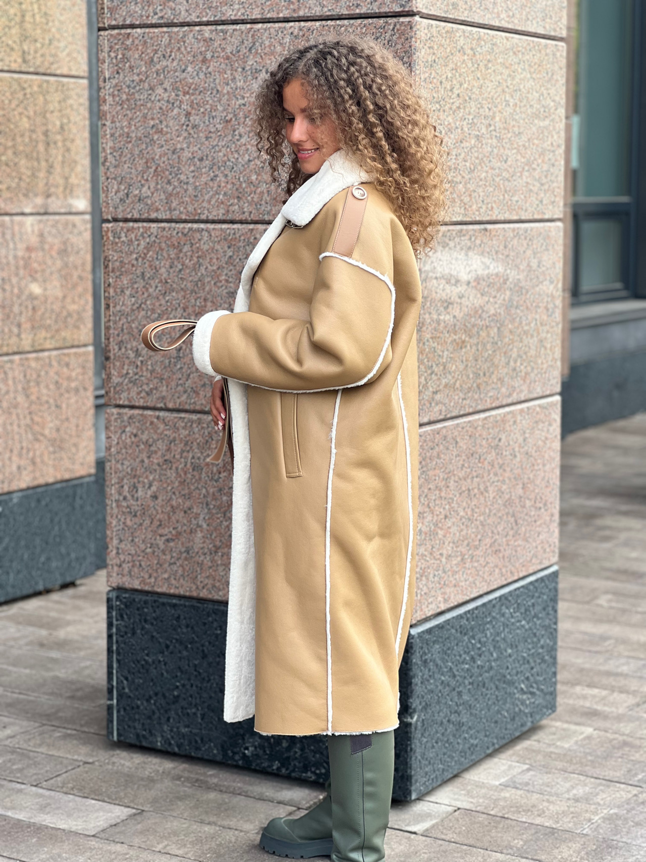 фото Дубленка из эко меха   00-00001850 в Красноярске от магазина Style-Way