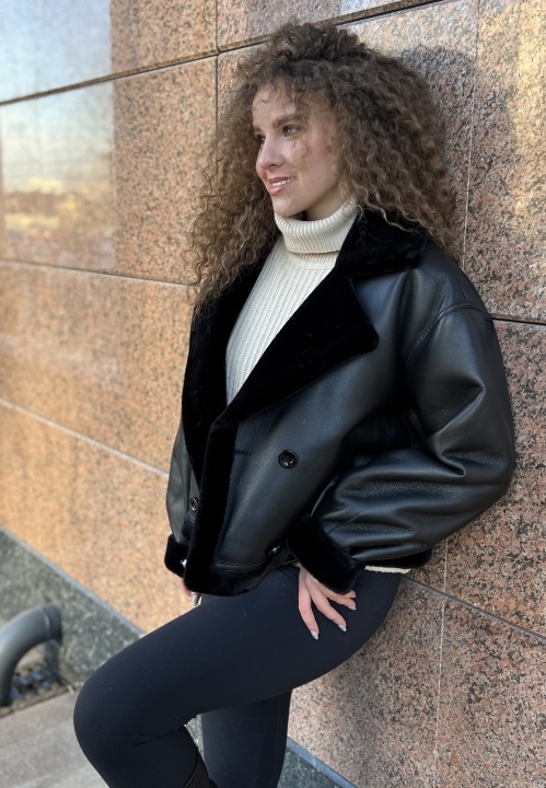 фото Дубленка из эко меха   00-00001848 в Красноярске от магазина Style-Way