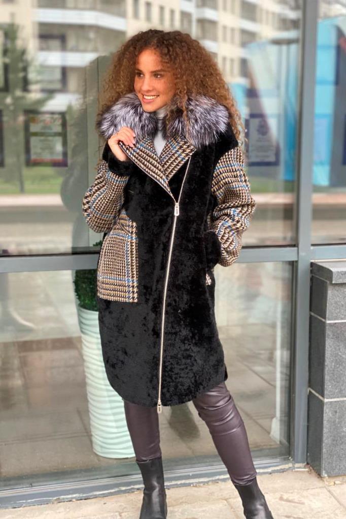 фото Пальто из шерсти альпака, Турция 00-00001287 в Красноярске от магазина Style-Way