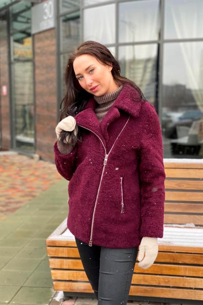 фото Меховая куртка из керли 00-00001013 в Красноярске от магазина Style-Way