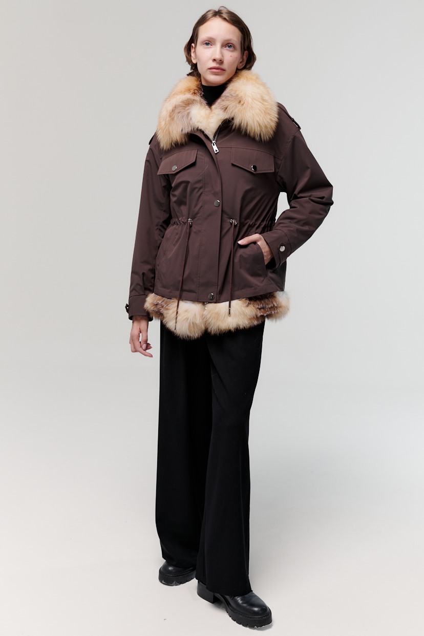 фото Парка с мехом арктической лисы 00-00002300 в Красноярске от магазина Style-Way