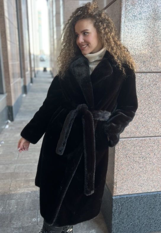 фото Пальто из ЭКО Норки 00-000001846 в Красноярске от магазина Style-Way
