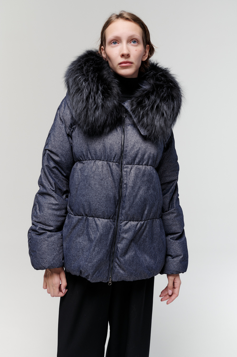 фото Пуховик Torriss с капюшоном 00-00002279 в Красноярске от магазина Style-Way
