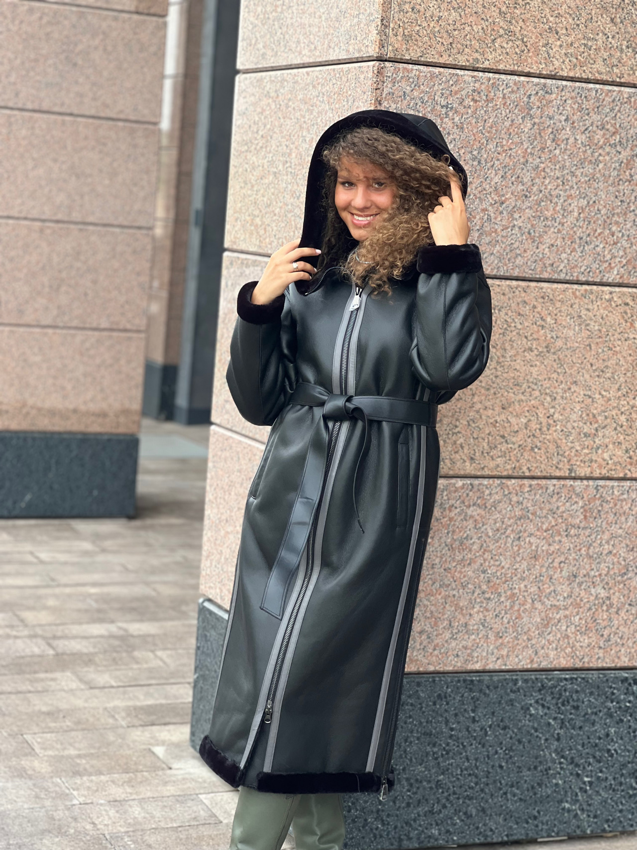 фото Дубленка из эко меха   00-00001854 в Красноярске от магазина Style-Way