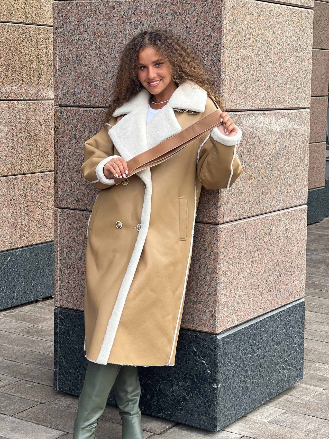 фото Дубленка из эко меха   00-00001850 в Красноярске от магазина Style-Way