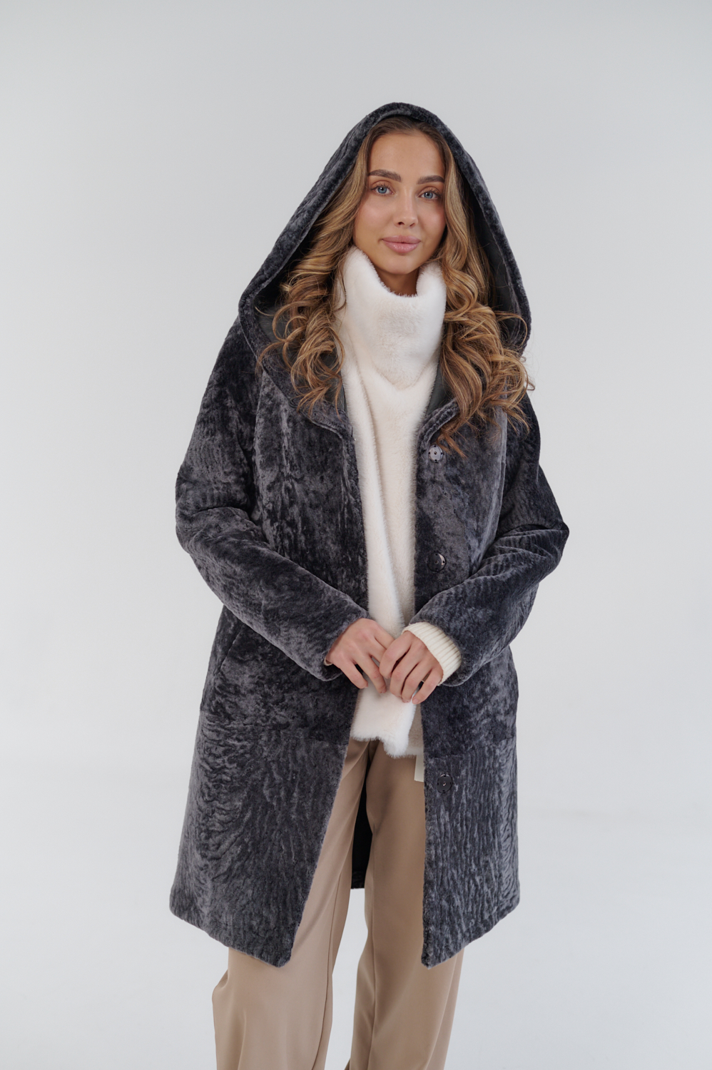 фото Двусторонняя дубленка Luxia,Турция 00-00002107 в Красноярске от магазина Style-Way