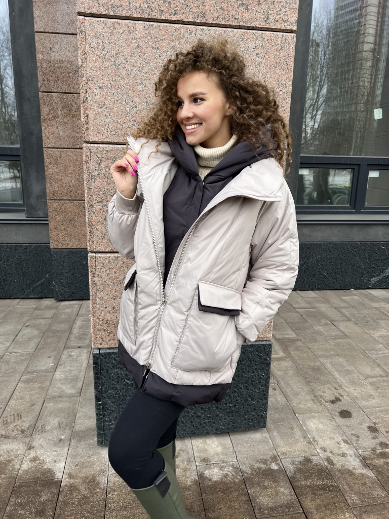 фото Пуховик с капюшоном 00-00001821 в Красноярске от магазина Style-Way