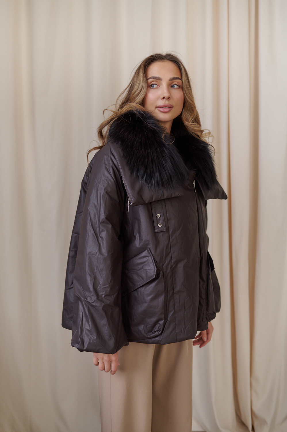 фото Пуховик Torriss с меховым воротником 00-00002327 в Красноярске от магазина Style-Way