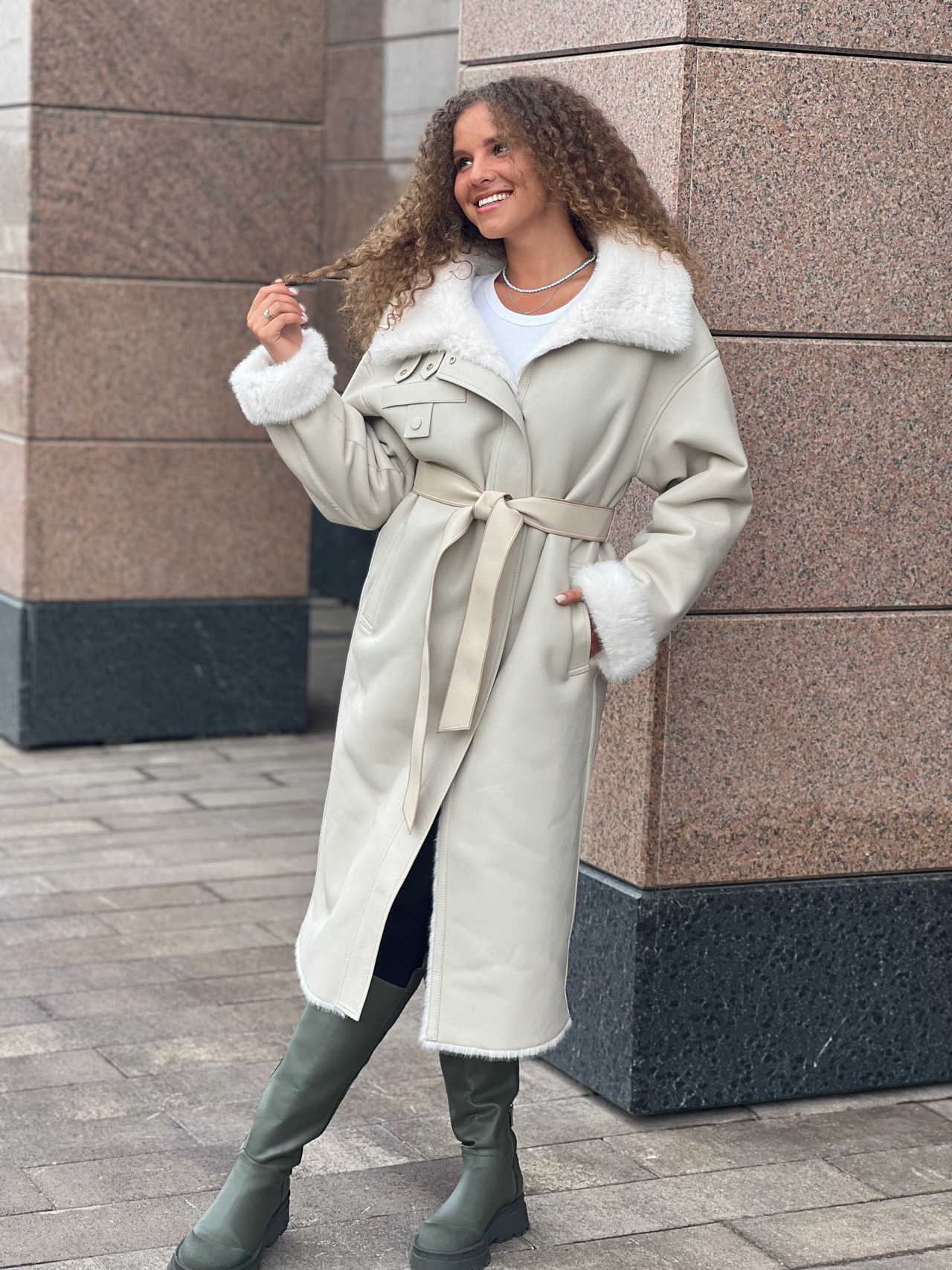 фото Дубленка из эко норки   00-00001853 в Красноярске от магазина Style-Way