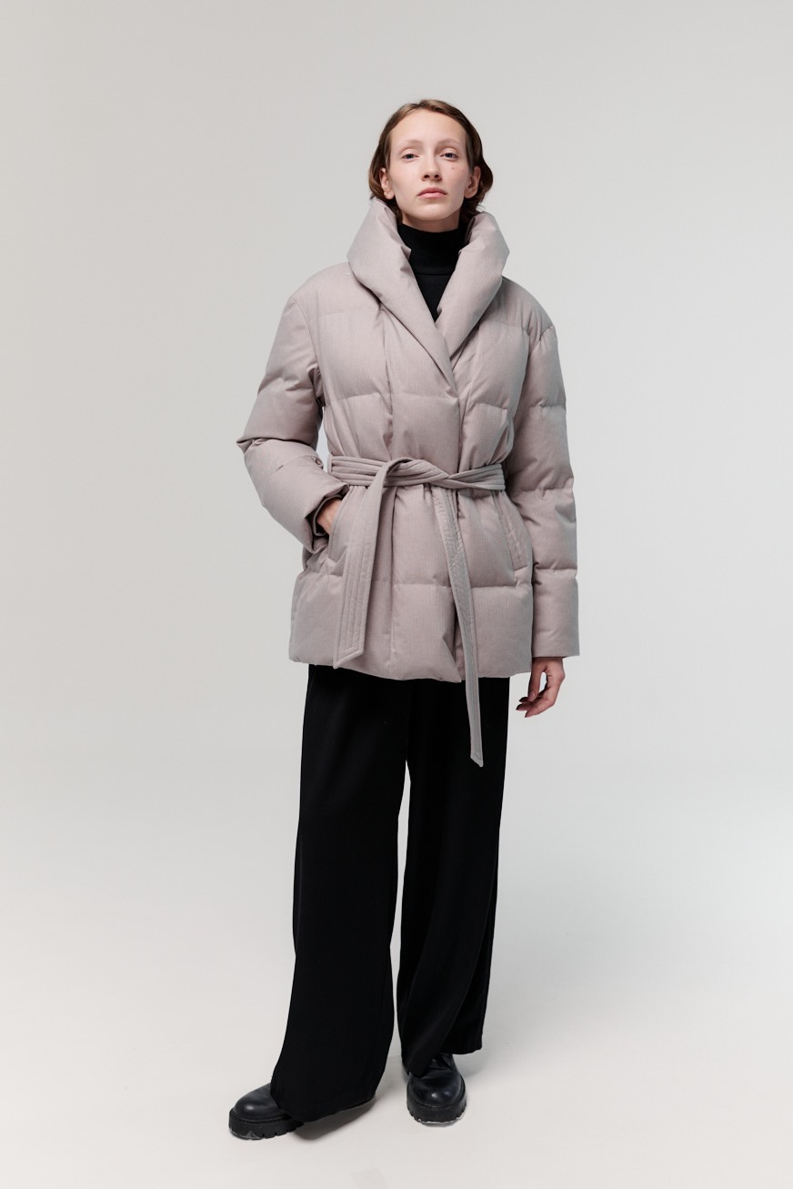 фото Пуховик из шерсти  00-00002253 в Красноярске от магазина Style-Way