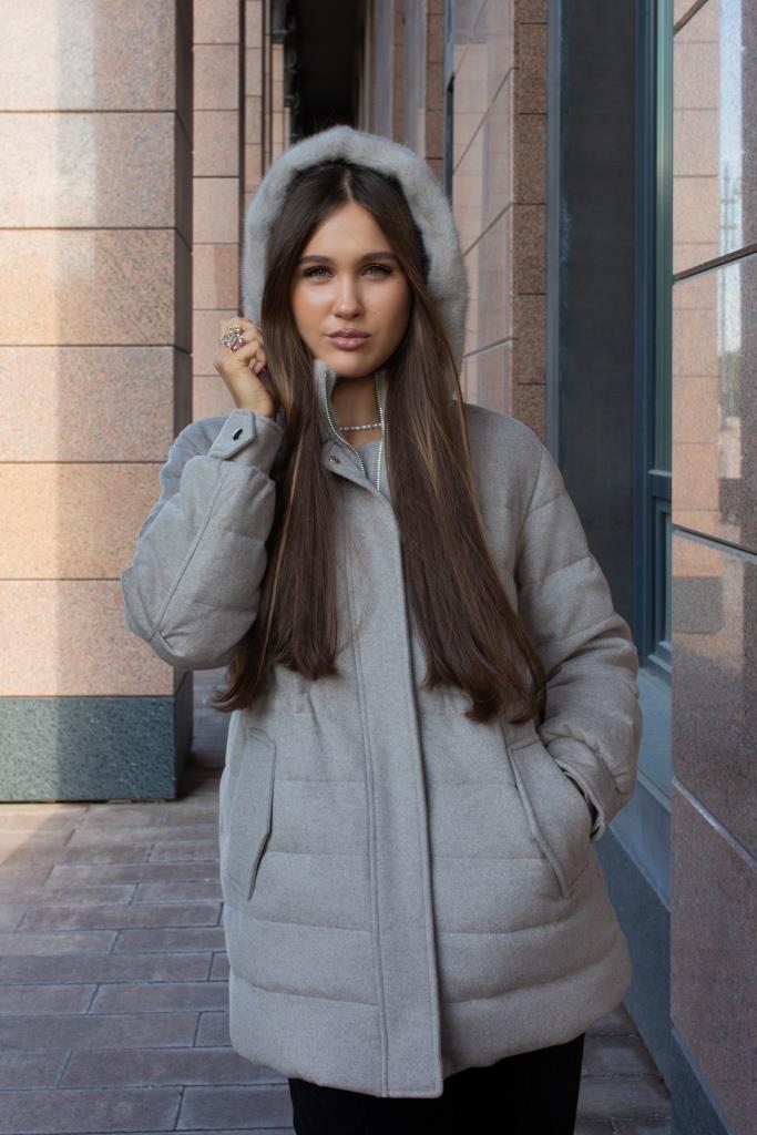 фото Пуховик-парка из кашемира 00-00002232 в Красноярске от магазина Style-Way