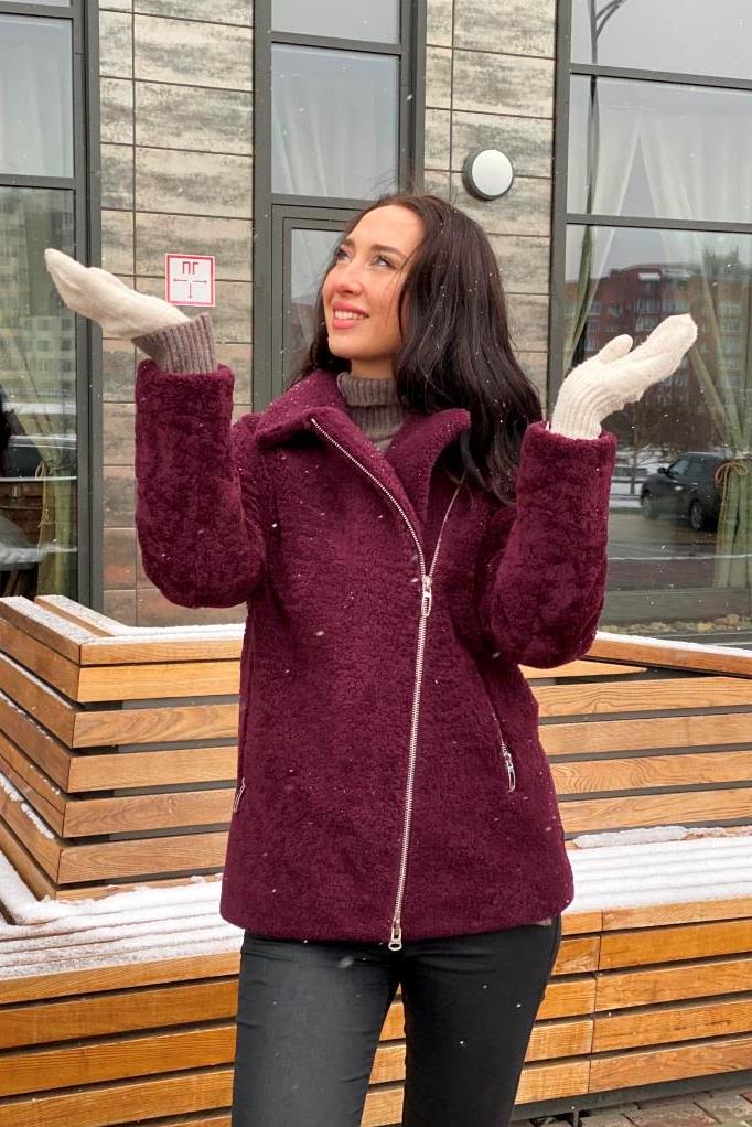 фото Меховая куртка из керли 00-00001013 в Красноярске от магазина Style-Way