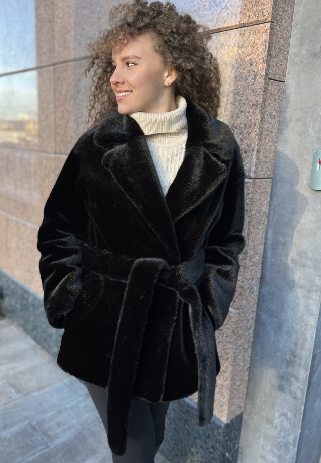 фото Пальто из ЭКО Норки 00-000001870 в Красноярске от магазина Style-Way