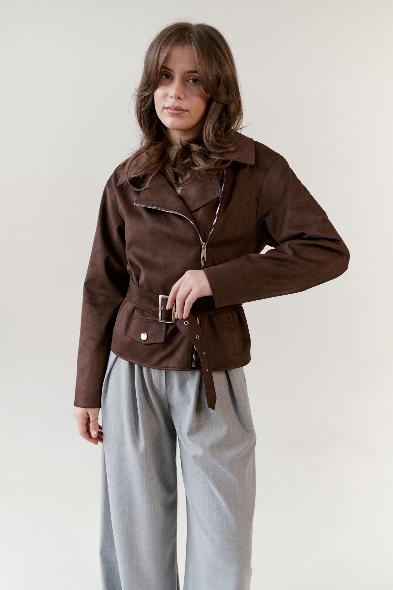 фото Куртка из эко замши 00-00002373 в Красноярске от магазина Style-Way