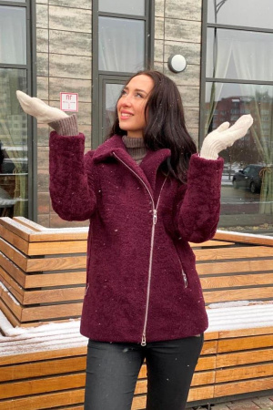 фото Меховая куртка из керли 00-00001013 в Красноярске от магазина Style-Way