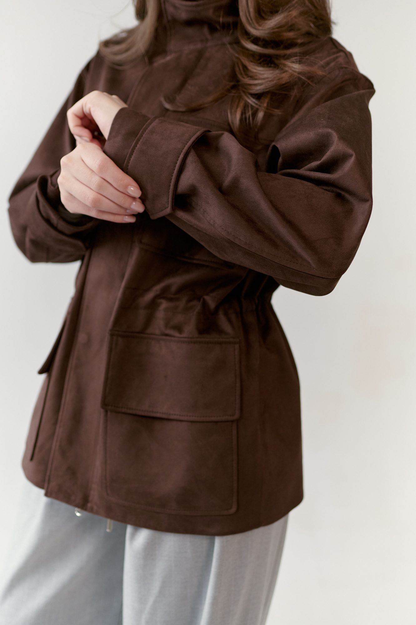 фото Куртка из эко замши 00-00002374 в Красноярске от магазина Style-Way
