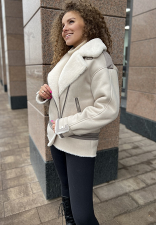 фото Дубленка из эко меха   00-00001826 в Красноярске от магазина Style-Way