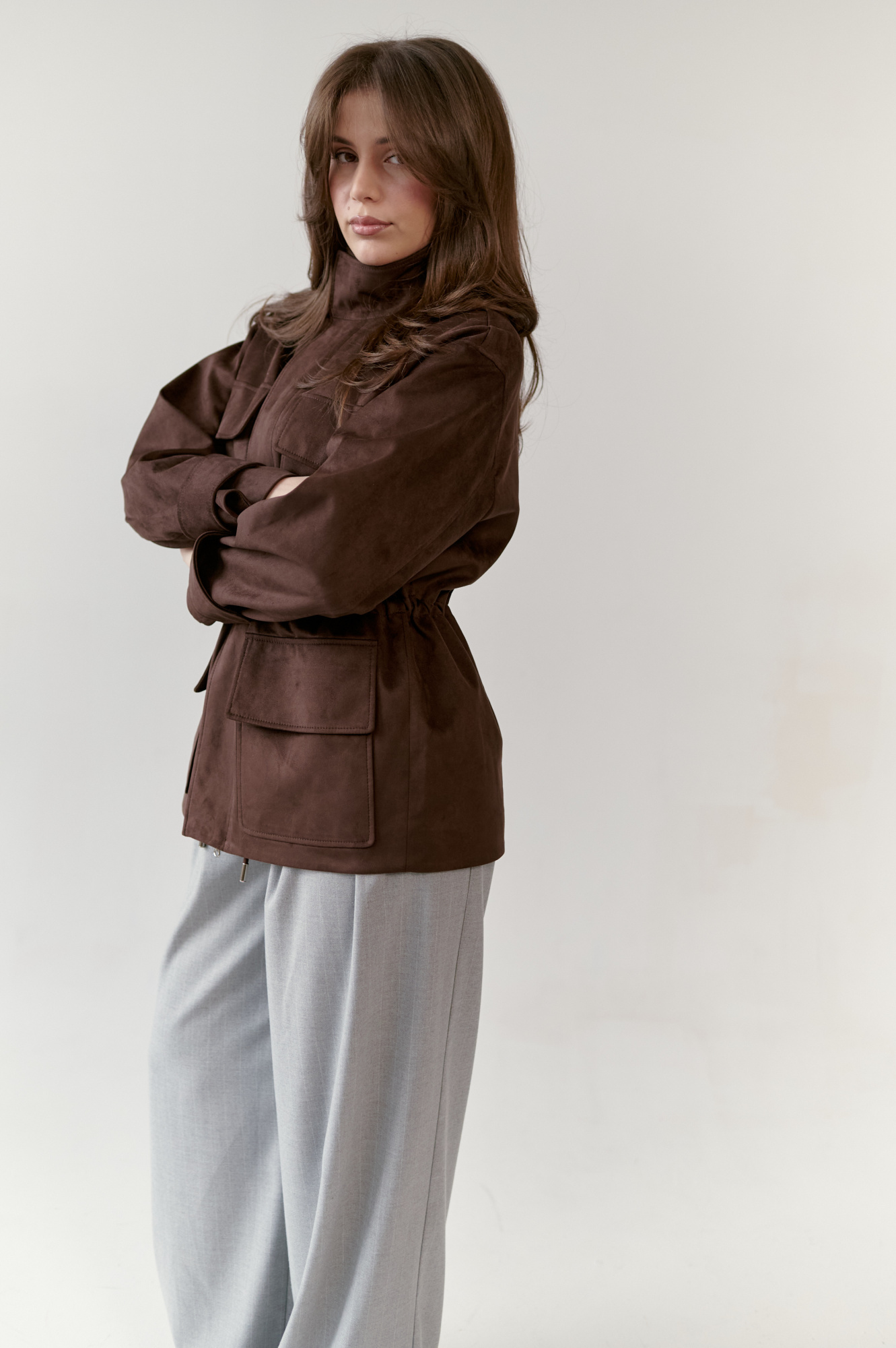 фото Куртка из эко замши 00-00002374 в Красноярске от магазина Style-Way